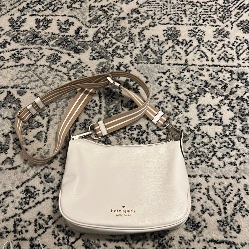 Kate Spade crossbody bag. Cream/Tan. Perfect condition